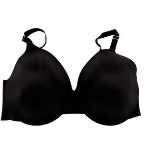 Soma Vanishing Back Full Coverage Black Bra Size 40G